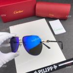 2019 Replica Cartier Mens Polarized Sunglasses Blue Lenses